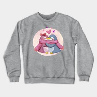 Penguin Hugging Crewneck Sweatshirt